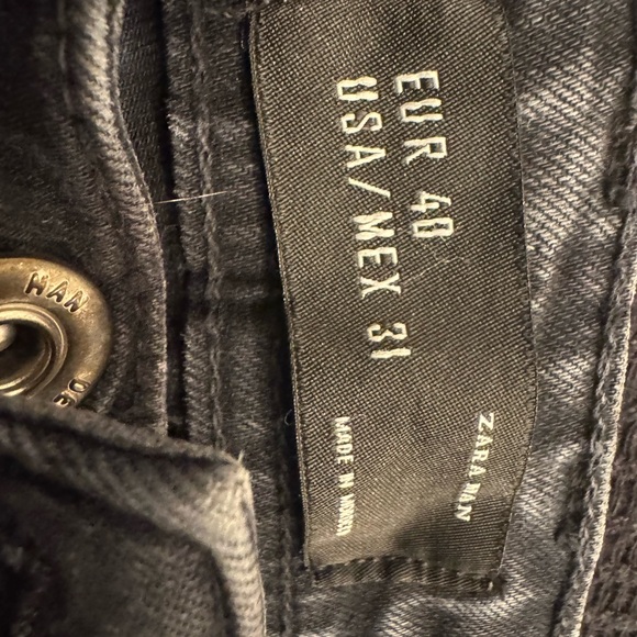 Light Black Zara jeans. - Picture 2 of 4